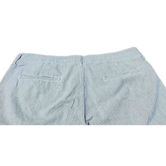 Aeropostale Designed in NYC Gray Striped Shorts Size 34 Extra button - Picture 9 of 11